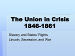 The Union in Crisis