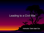 Leading to a Civil War - Ms-Martins