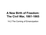 A New Birth of Freedom: The Civil War, 1861-1865