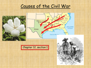 Causes of the Civil War