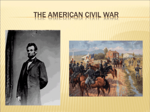 Civil War Intro Ppt