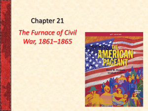 Chapter 21 Civil War
