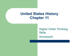 United States History Chapter 11