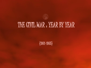 THE CIVIL WAR : YEAR BY YEAR