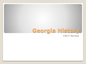 Georgia History CRCT review reg