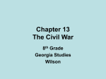 Chapter 13 The Civil War