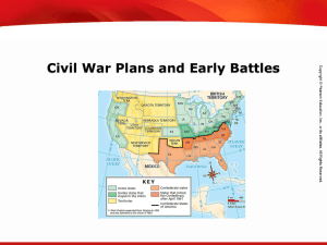 Plans and Early Battles