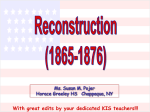 Reconstruction - KIS
