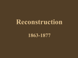 Reconstruction 1863-1877