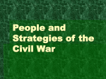 People and Strategies of the Civil War