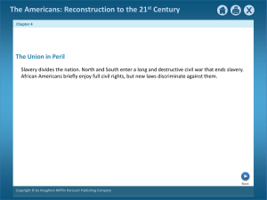 Reconstruction to the 21 st Century