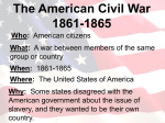 Civil War 1861-1865 - Effingham County Schools
