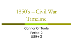 1850`s – Civil War Timeline - lakersapush09-10
