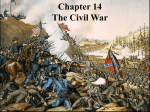 Chapter 14 The Civil War
