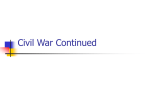 Civil War Continued