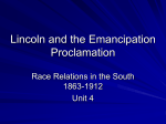 Lincoln and the Emancipation Proclamation