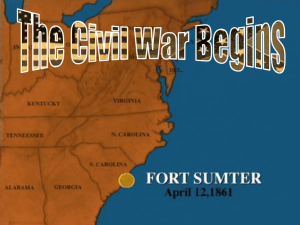 Union Forces Evacuate Ft. Sumter
