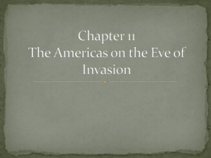Chapter 11 The Americas on the Eve of Invasion