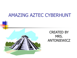 AMAZING AZTEC CYBERHUNT