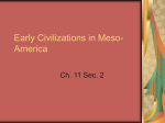 Early Civilizations in Meso