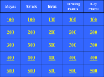 Jeopardy Review Game: Early Indian Civilizations