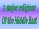 BIRTH OF 3 RELIGIONS 2015 REV