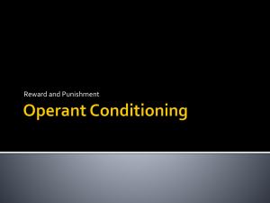 5. Operant Conditioning V2