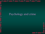 Psychology and crime - Southeast Missouri State University