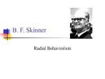 B. F. Skinner - Kelley Kline