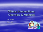 Clinical Interviews: Overview & Methods