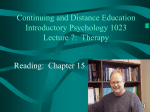 Social Psychology: Personal Perspectives (Chapter 14)
