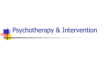 Psychotherapy & Intervention