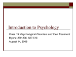 Clinical Psychology - University of Texas at Austin