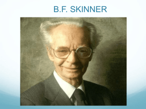 B.F. SKINNER