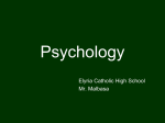 Psychology - Elyria Catholic High School