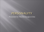 Personality Theory and Assessment Chapter 13