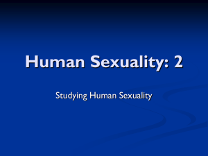 Human Sexuality - Lone Star College System
