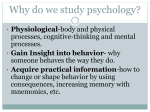 Historical and Contemporary Approaches to Psychology