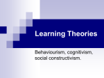 Learning Theories I - School of Computing
