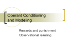 Operant Conditioning