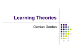 Learning Theories - School of Computing