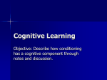 Cognitive Learning