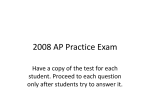 2008 AP Psych Answers