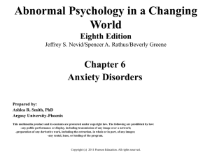 Generalized anxiety disorder - UPM EduTrain Interactive Learning