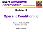 Cognition and Operant Conditioning