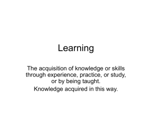 Learning - bethwallace