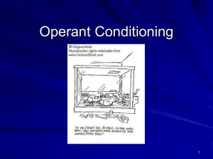 Operant Conditioning