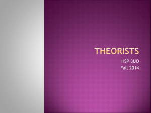 Theorists - TeacherWeb