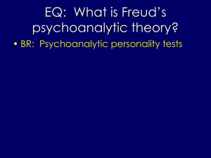 psycholanalytic theory