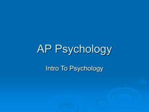 AP Psychology - Cloudfront.net